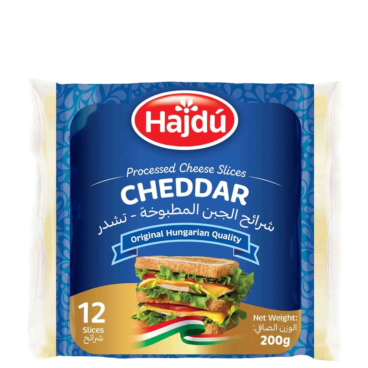 SkiveskĂĄret smelteost cheddar 200g